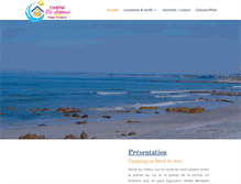 Tablet Screenshot of campinglittoral.net